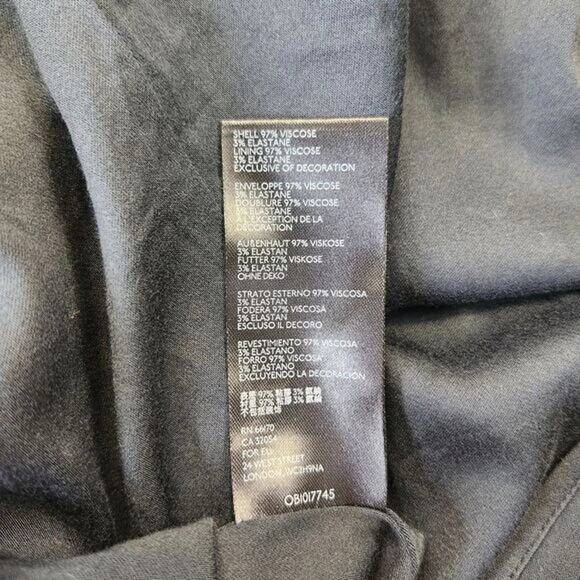 Free People Black Floral Mini Dress Size 2 NWT $128 - Picture 15 of 15